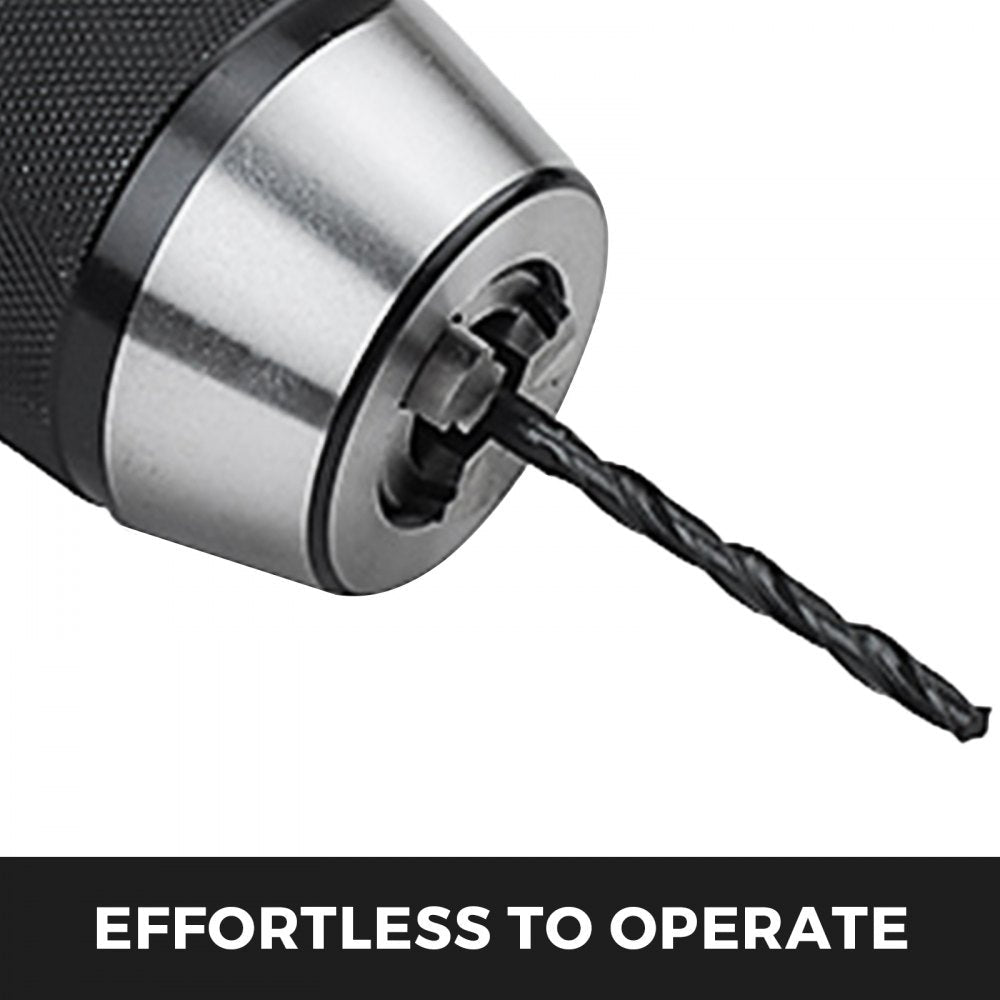 VEVOR Integrated CAT40 Collet Chuck Keyless Drill Chuck 1/2 inch for CAT40 CNC Engraving Machine & Milling Lathe Tool Heavy Duty Hand Tools Drill Press Chuck Key