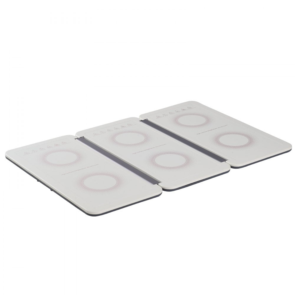 VEVOR Electric Warming Tray, 18.9" x 10.2" Portable Cold Rolled Sheet Heating Tray with Temperature Control (35-100?), Perfect for Catering, House, Parties, Events, Entertaining and Holiday, White