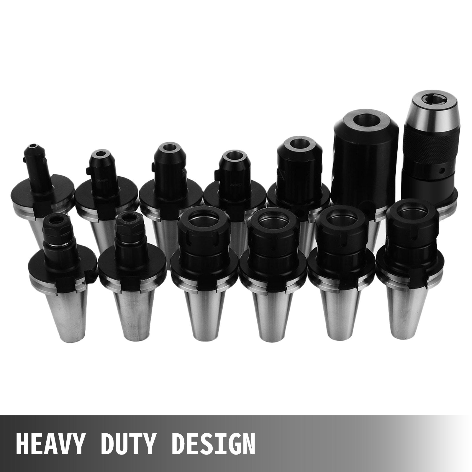 VEVOR CAT40 Tooling Er32 ER16 Collet End Mill Holder Drill Chuck Face Mill Precision Keyless Drill Chuck Mill Cutter ER32 Collets Heavy-duty Hand Tools