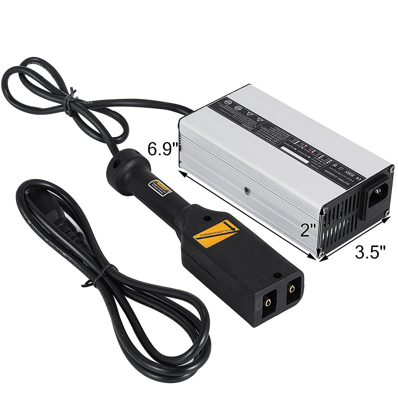 36v 5a Golf Cart Battery Charger For Club Car Lead Acid 110-120v Ac Ez Go