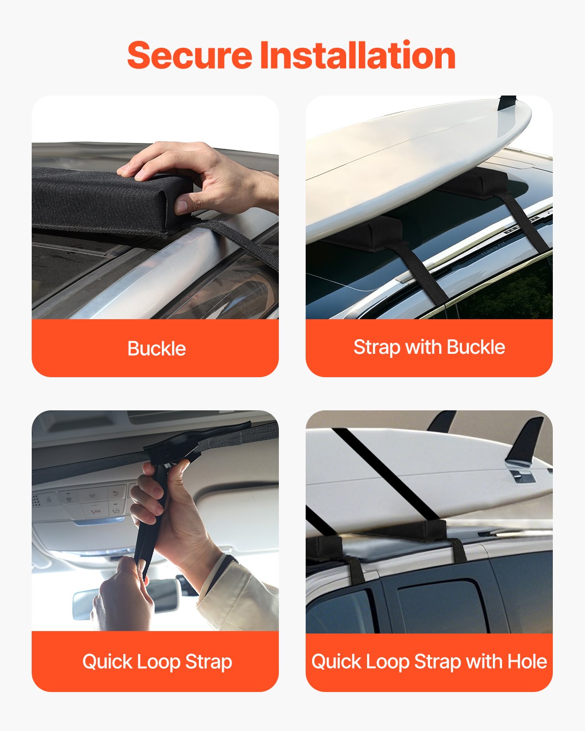 VEVOR Ceramic Baking Dish 2 Pieces Rectangular Bakeware Set Deep for Baking