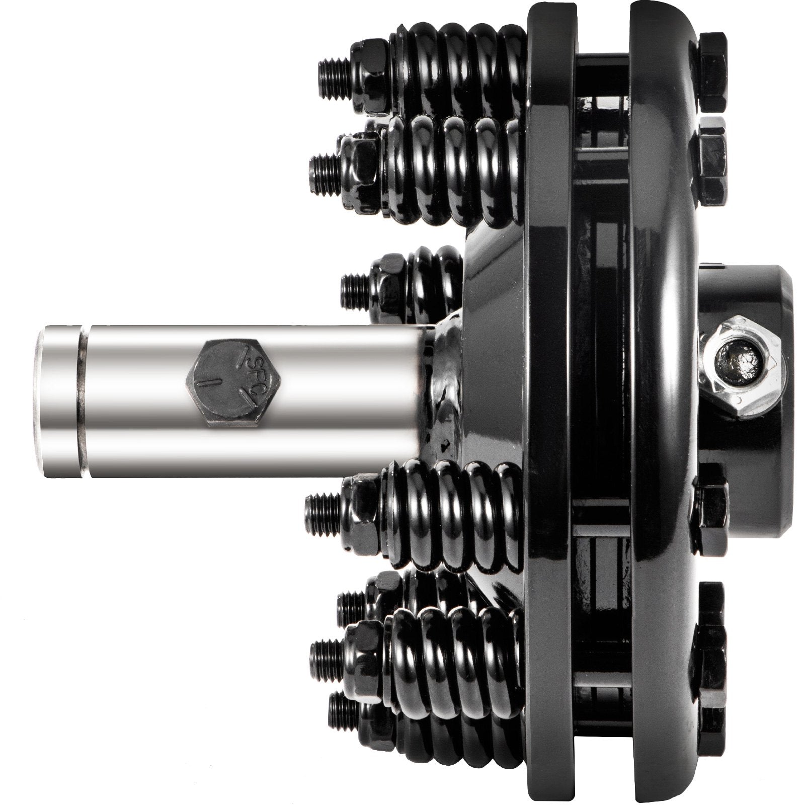 VEVOR Slip Clutch, 1 3/8” PTO Slip Clutch, Smooth Round Ends PTO Friction Clutch, Carburized Steel Tractor Slip Clutch, Adjustable Rotary Cutter Slip Clutch, Black Brush Hog Slip Clutch for PTO Shaft