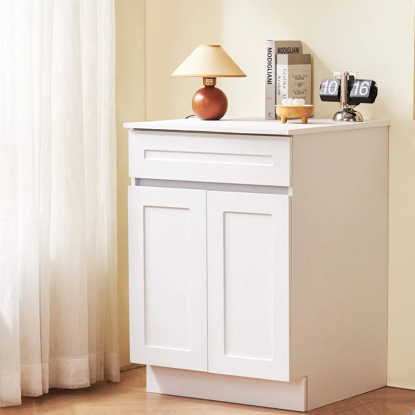 VEVOR Shaker Base Cabinet 24" W x 24" D x 34.5" H Ready to Assemble with Drawer