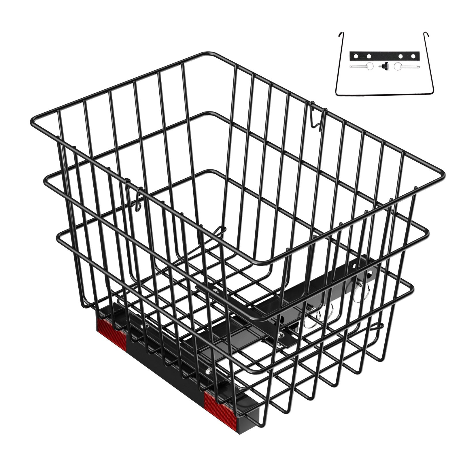 VEVOR Scooter Rear Basket Heavy Duty Mobility Basket with Handle 1 in Receiver