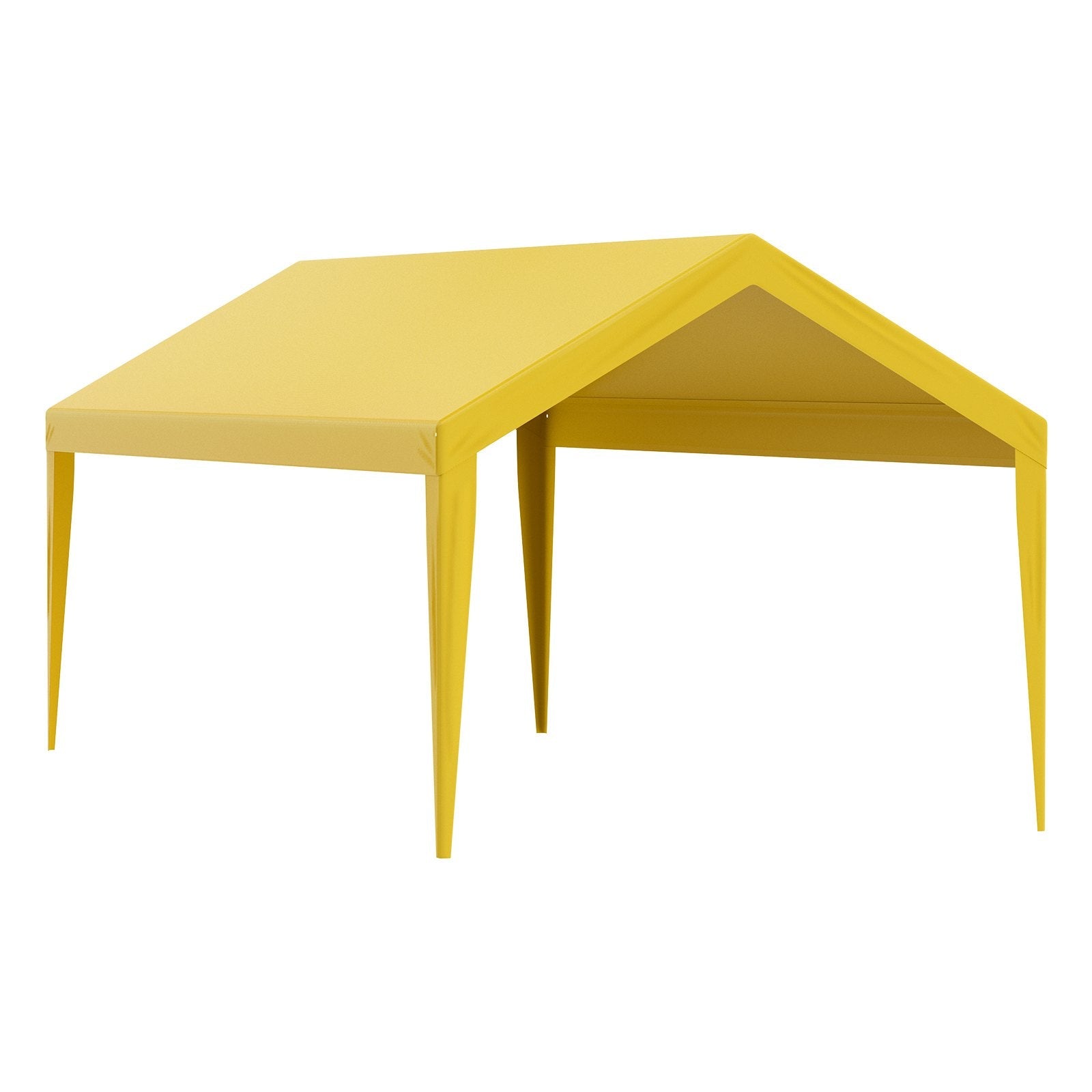 VEVOR Carport Replacement Canopy Cover 10 x 20 ft, Garage Top Tent Shelter Tarp Heavy-Duty Waterproof & UV Protected, Easy Installation with Ball Bungees,Beige (Only Top Cover, Frame Not Include)