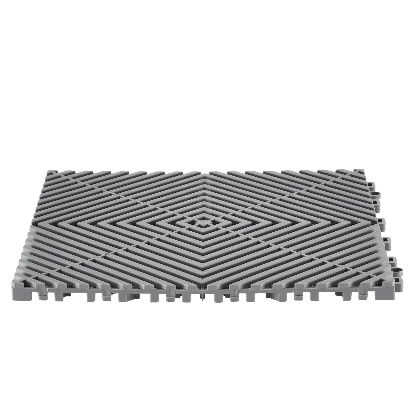 VEVOR Drainage Mat Drainage Floor Tile 12” x 12” Modular Interlocking Cushion