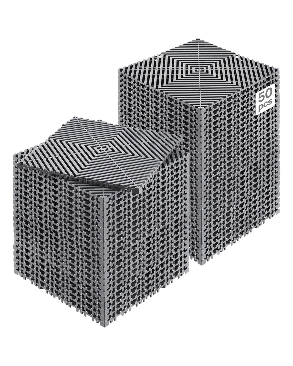 VEVOR Drainage Mat Interlocking Drainage Cushion 12” x 12” Modular Floor Tile