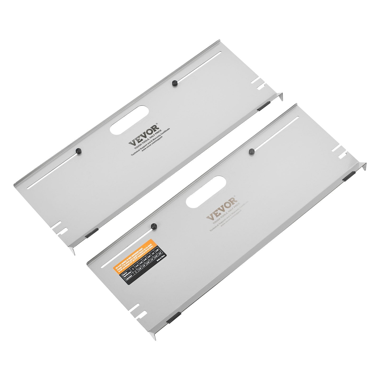 VEVOR Wheel Alignment Tool, 2-Pack Alignment Tool Toe Plates, Stainless Steel Toe Angle Measurement Tool Plate, 4 Alignment Rods and Magnetic Slots, Includes Measuring Tapes & Conversion Chart