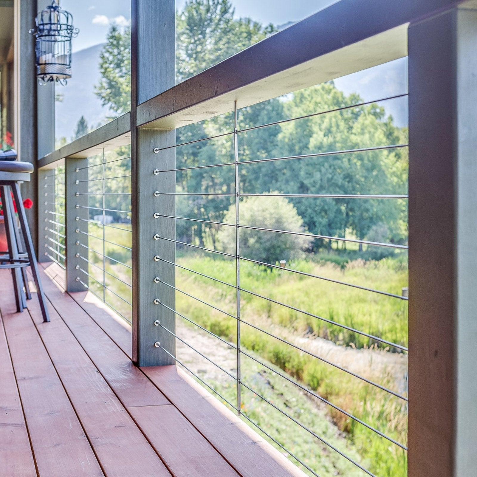 VEVOR 51Pack Cable Railing Kit 1/8" Wheel Protector Sleeves, Bundle with Black Invisible 1/8" Swage Tensioner and Terminal, Cable Railing Post Safeguard Covers for 0.41inch Horizontal Hole Post