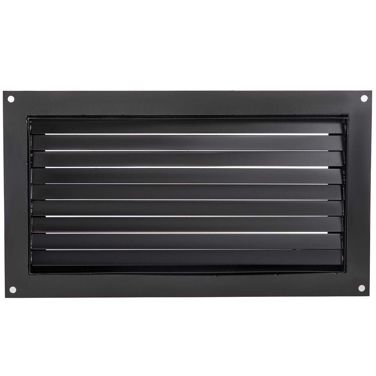 VEVOR Foundation Flood Vent, 8" Height x 16" Width Flood Vent, to Reduce Foundation Damage and Flood Risk, Black, Wall Mounted Flood Vent, for Garages & Full Height Enclosures
