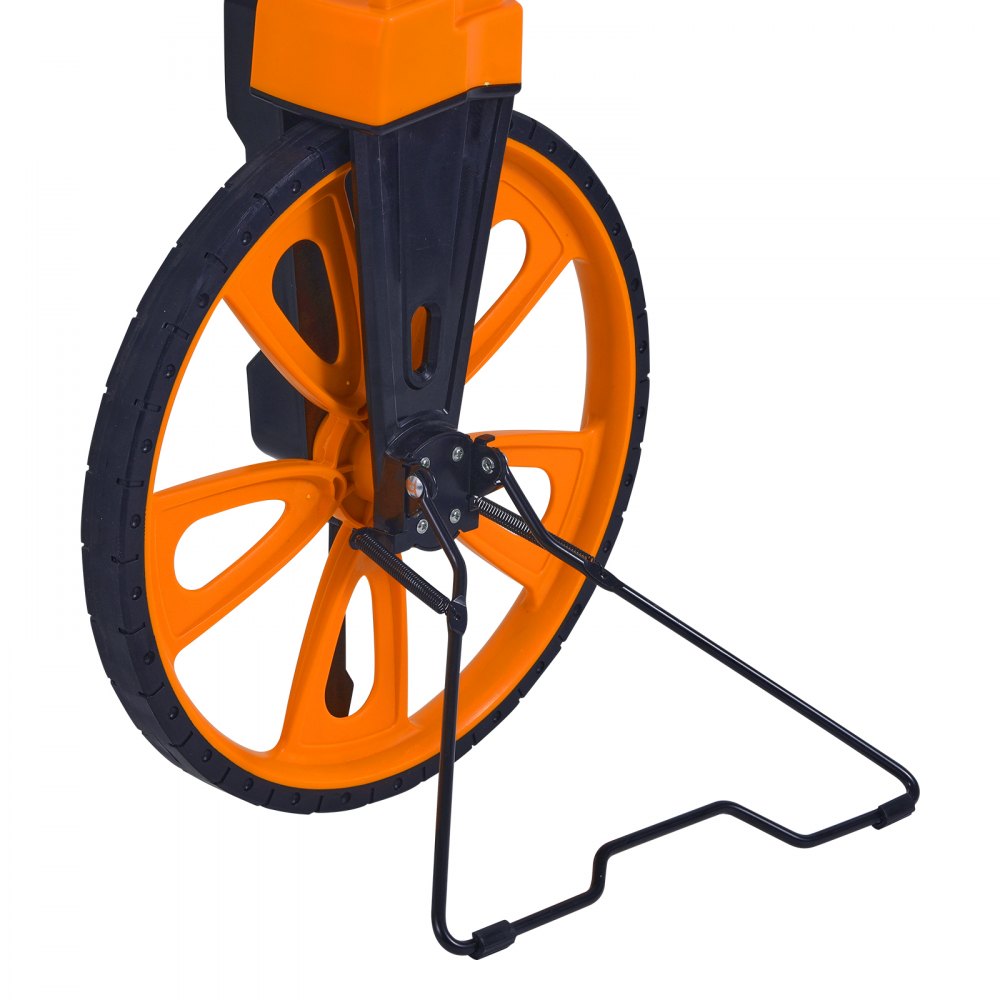 VEVOR Measuring Wheel in Inches, 12.5in Diameter Wheel, Centerline Design w/ Handbrake, 39.76-20.47 in Telescoping Measure Wheel,Measurement 0-9,999m with Bag, for Lawn/Hard/Soft/Wood Road Measuring