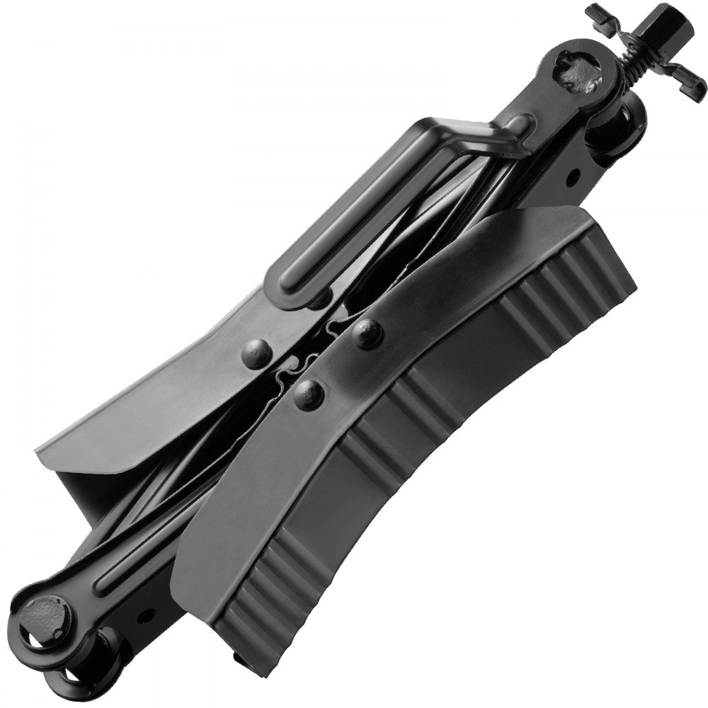 VEVOR Camper Wheel Chock Stabilizer, Heavy Duty H-shaped RV Tire Locking Chock, Built-in Wrench Fit for 3.5" to 12" Tire Space, 2 Sets of Camper Wheel Chocks with Ratchet Wrench for RV Travel Trailer