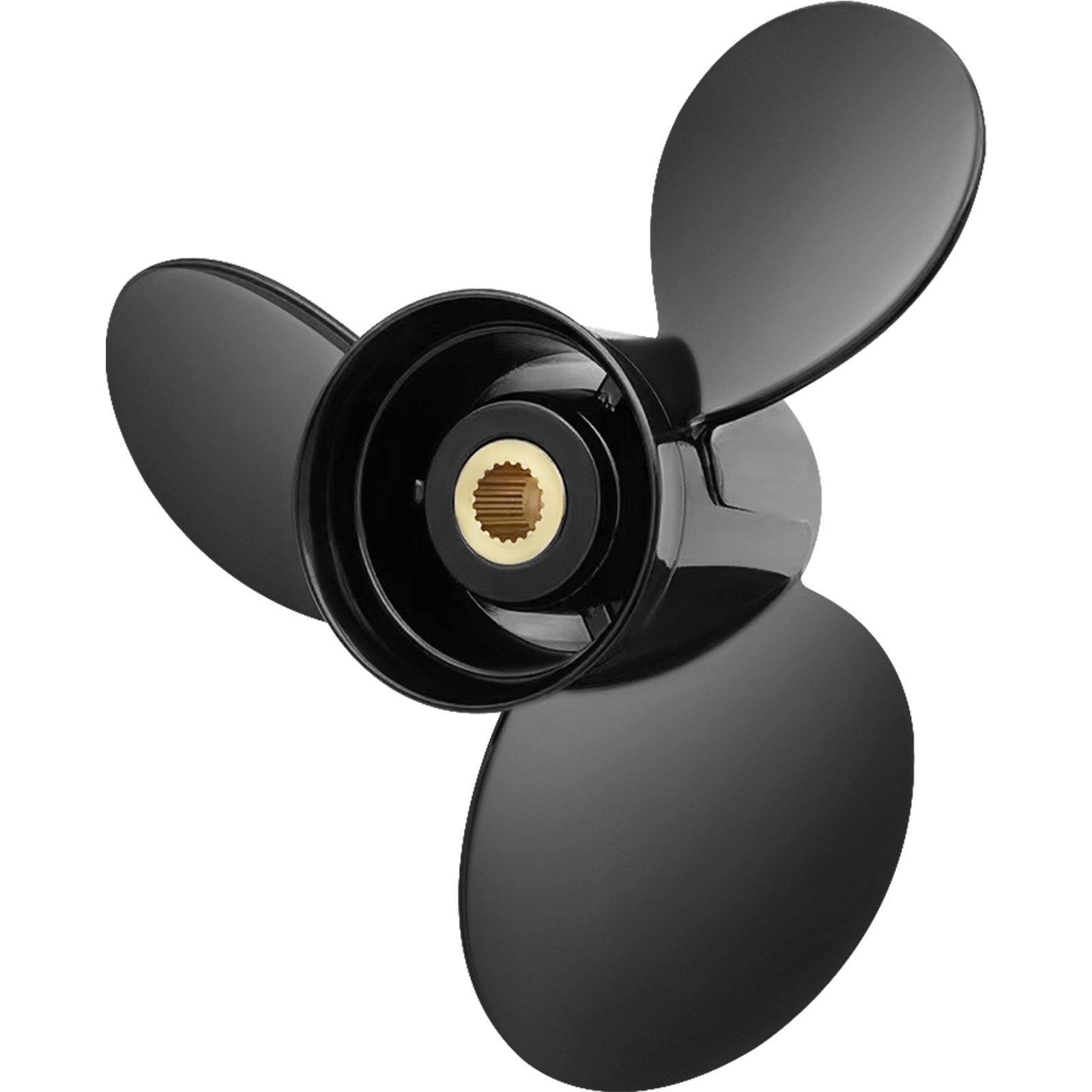 VEVOR Outboard Propeller, Replace for OEM 3817468, 3-Blade 14 1/2" x 19" Pitch Aluminium Boat Propeller, Compatible with Volvo Penta SX Drive All Models, w/ 19 Tooth Splines, RH