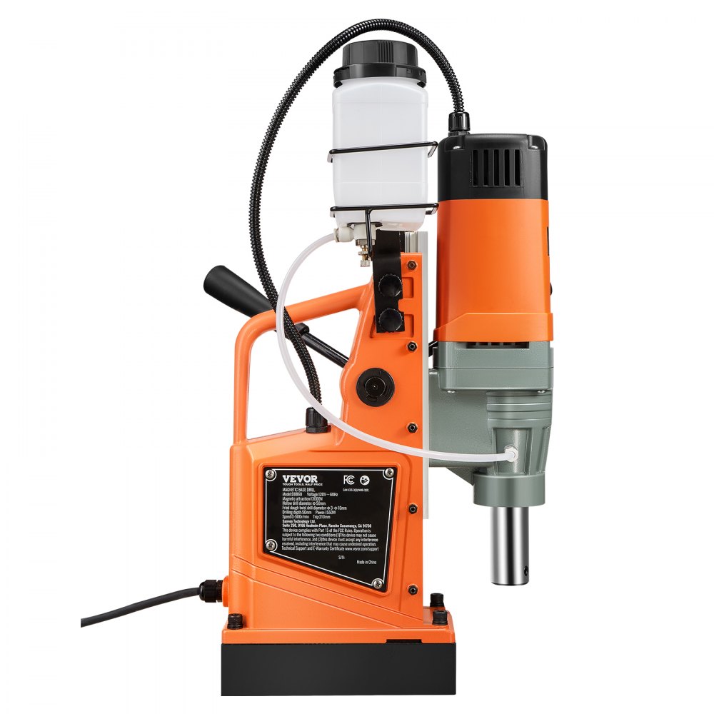 VEVOR Magnetic Drill 1550W 2922lbf/13000N Portable Mag Drill Press 500RPM