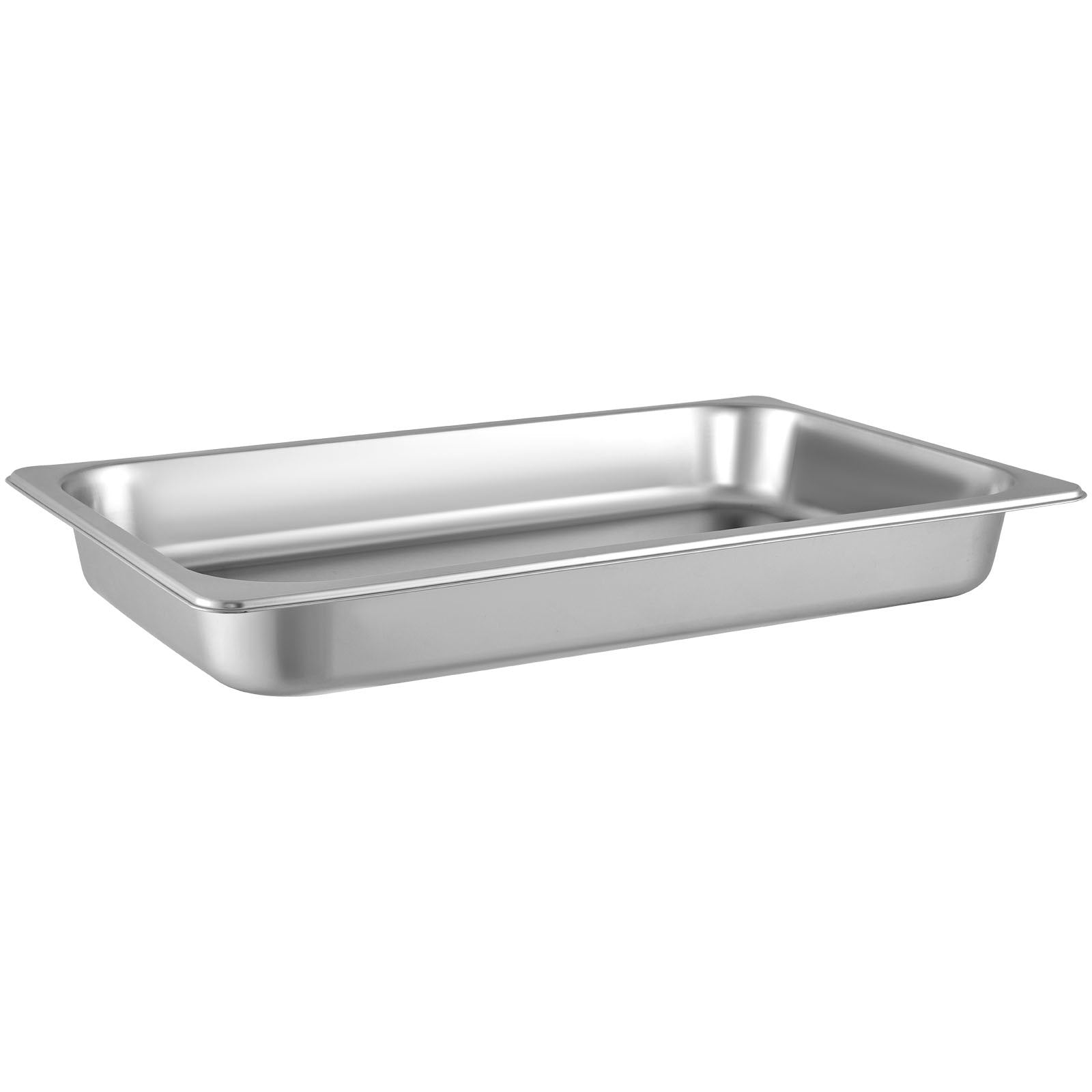 VEVOR Hotel Pan 2.5 Deep 6 Packs Steam Table Pan Full Size 9 Quart Stainless Steel Steam Table Pan