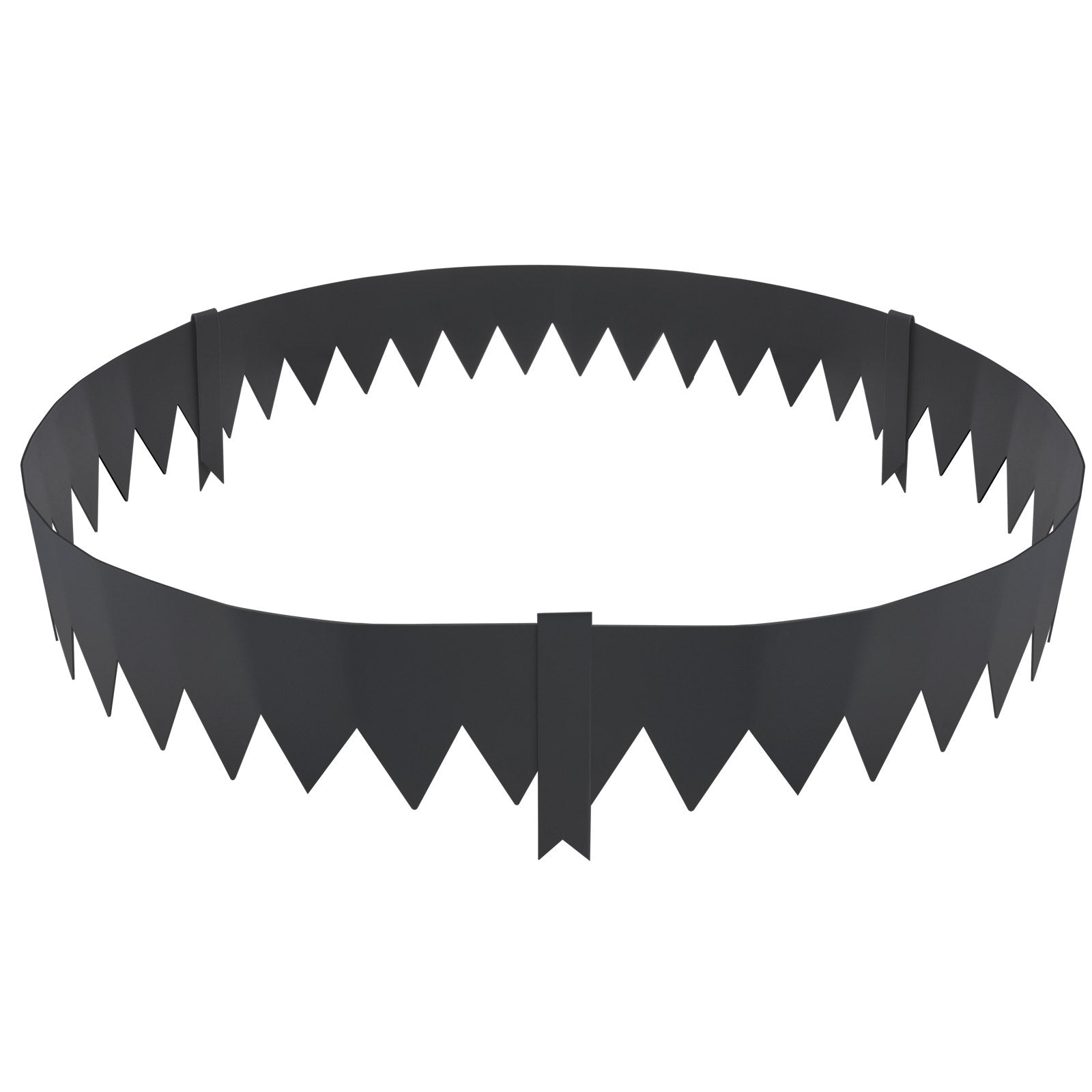 VEVOR Steel Landscape Edging, 4-pack Steel Garden Edging Borders, 40" L x 6" H Strips, Hammer-in Edging Border with 6 Clips, Bendable Metal Landscape Edging for Yard, Garden, Lawn