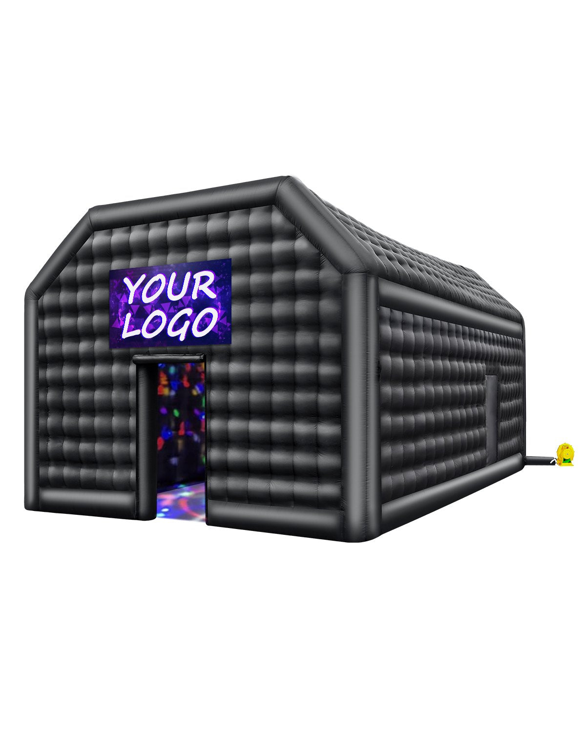 VEVOR Inflatable Nightclub 26.2 x 19.7 x 13.1 Ft Blow up Party Tent with Lights