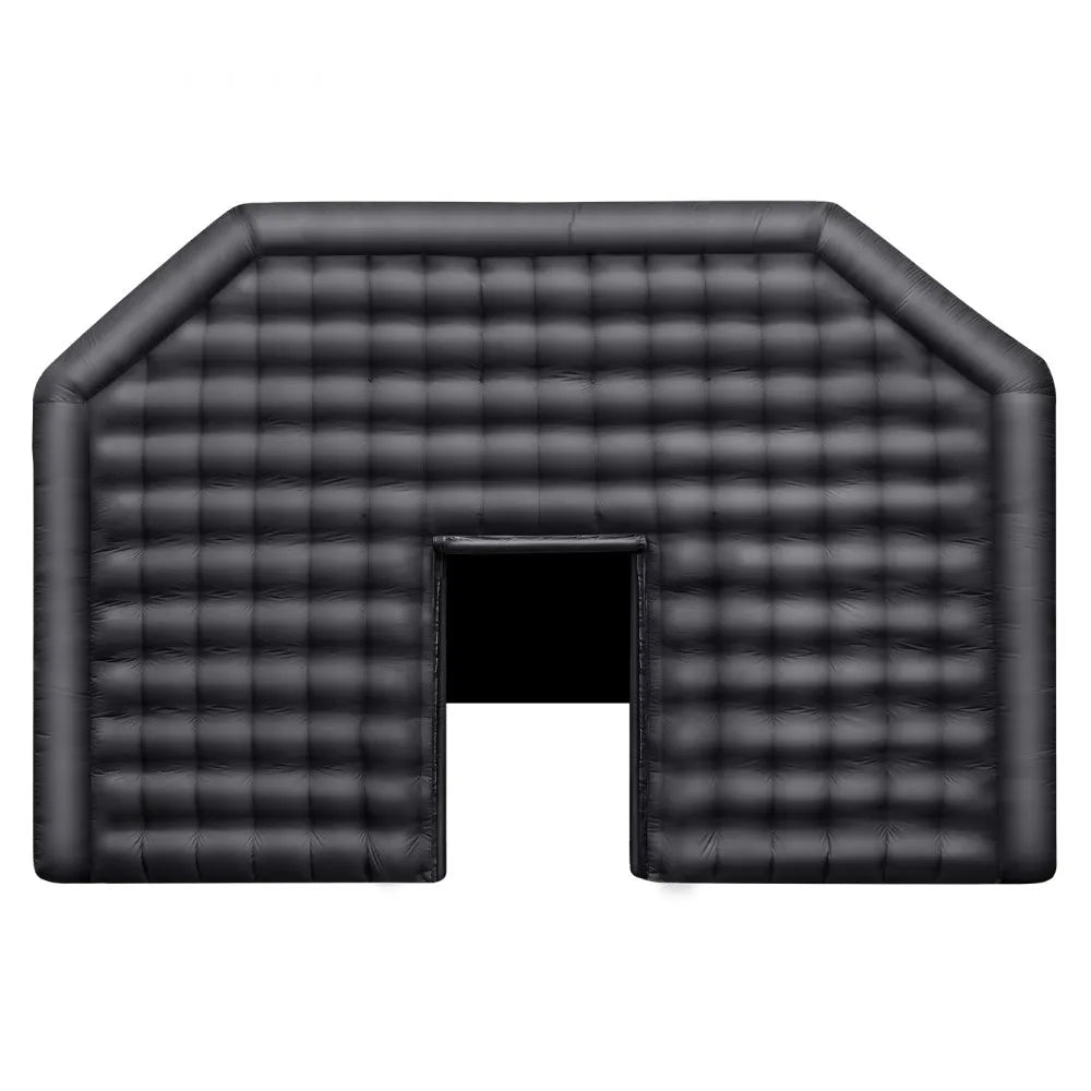 VEVOR Inflatable Nightclub 29.5 x 19.7 x 13.1 Ft Blow up Party Tent Black