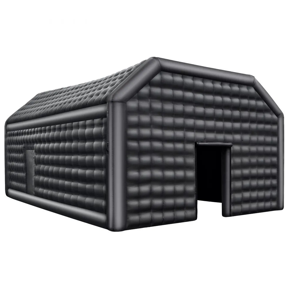 VEVOR Inflatable Nightclub 29.5 x 19.7 x 13.1 Ft Blow up Party Tent Black