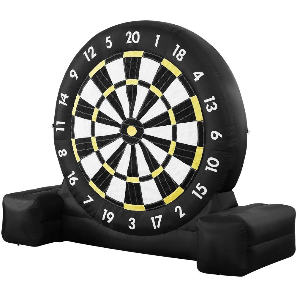 VEVOR Inflatable Soccer Dart Board over 8 ft High with 9 Kick Balls & Air Pump