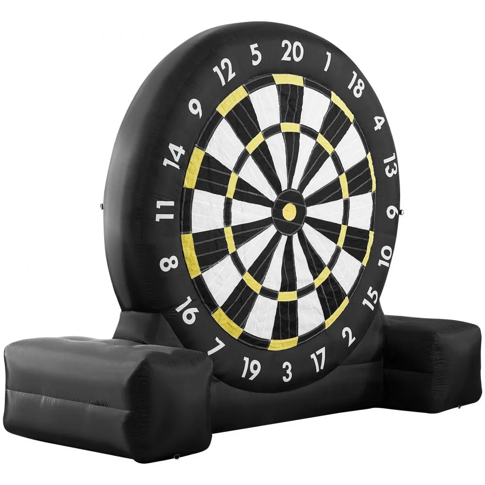 VEVOR Inflatable Soccer Dart Board over 10 ft High with 9 Kick Balls & Air Pump