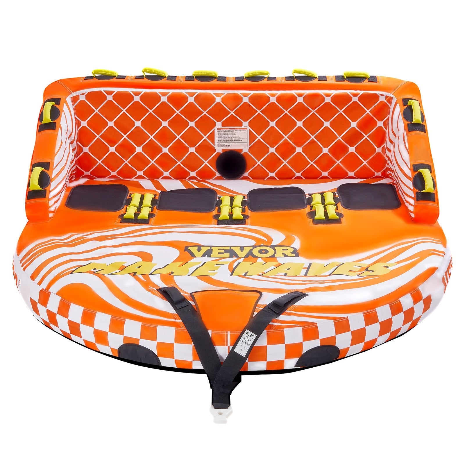 VEVOR Towable Tube for Boating 1-4 Riders Inflatable Boat Tubes and Towables