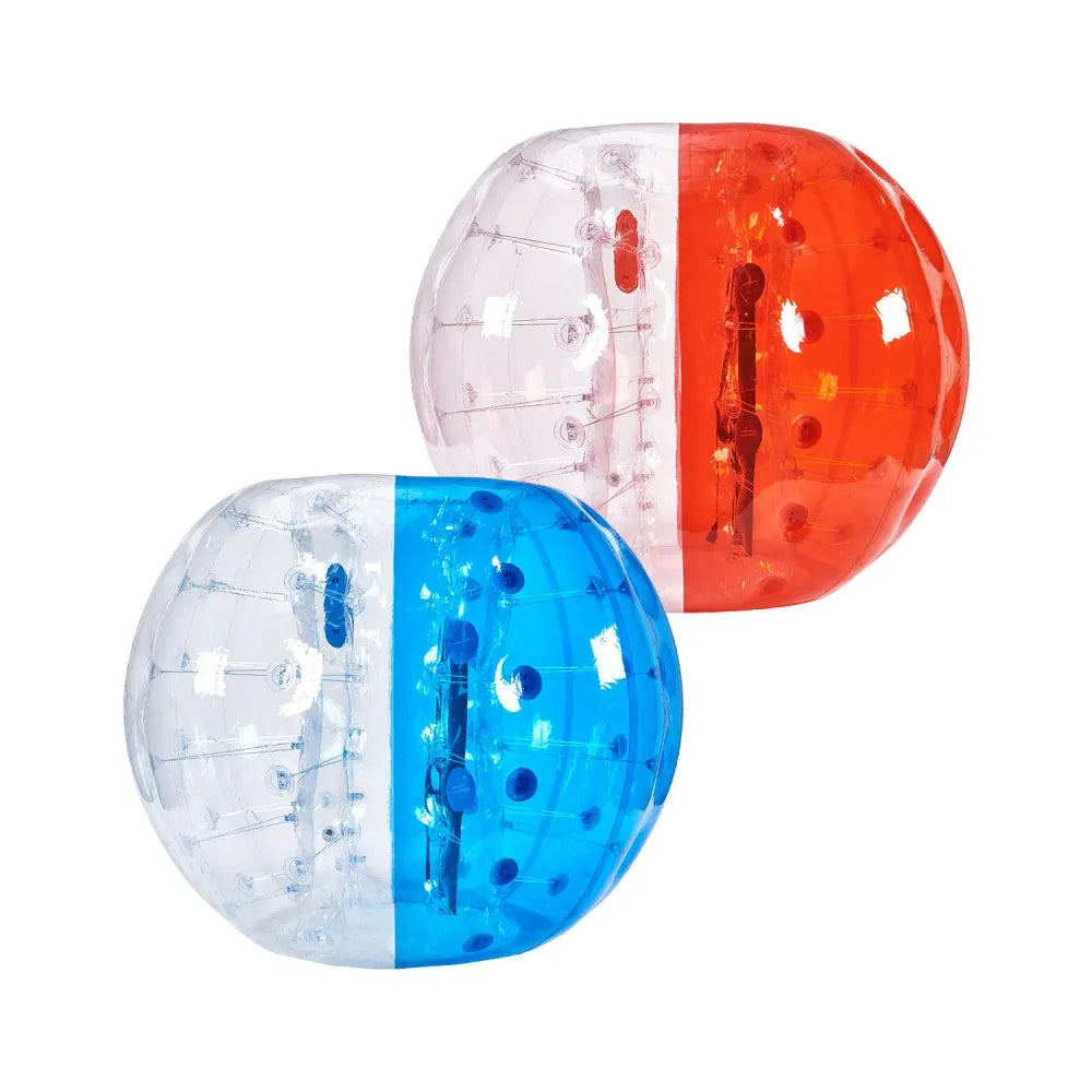 VEVOR Inflatable Bumper Balls 2-Pack, 5FT/1.5M Body Sumo Zorb Balls for Teen & Adult, 0.8mm Thick PVC Human Hamster Bubble Balls for Outdoor Team Gaming Play, Bumper Bopper Toys for Garden, Yard, Park