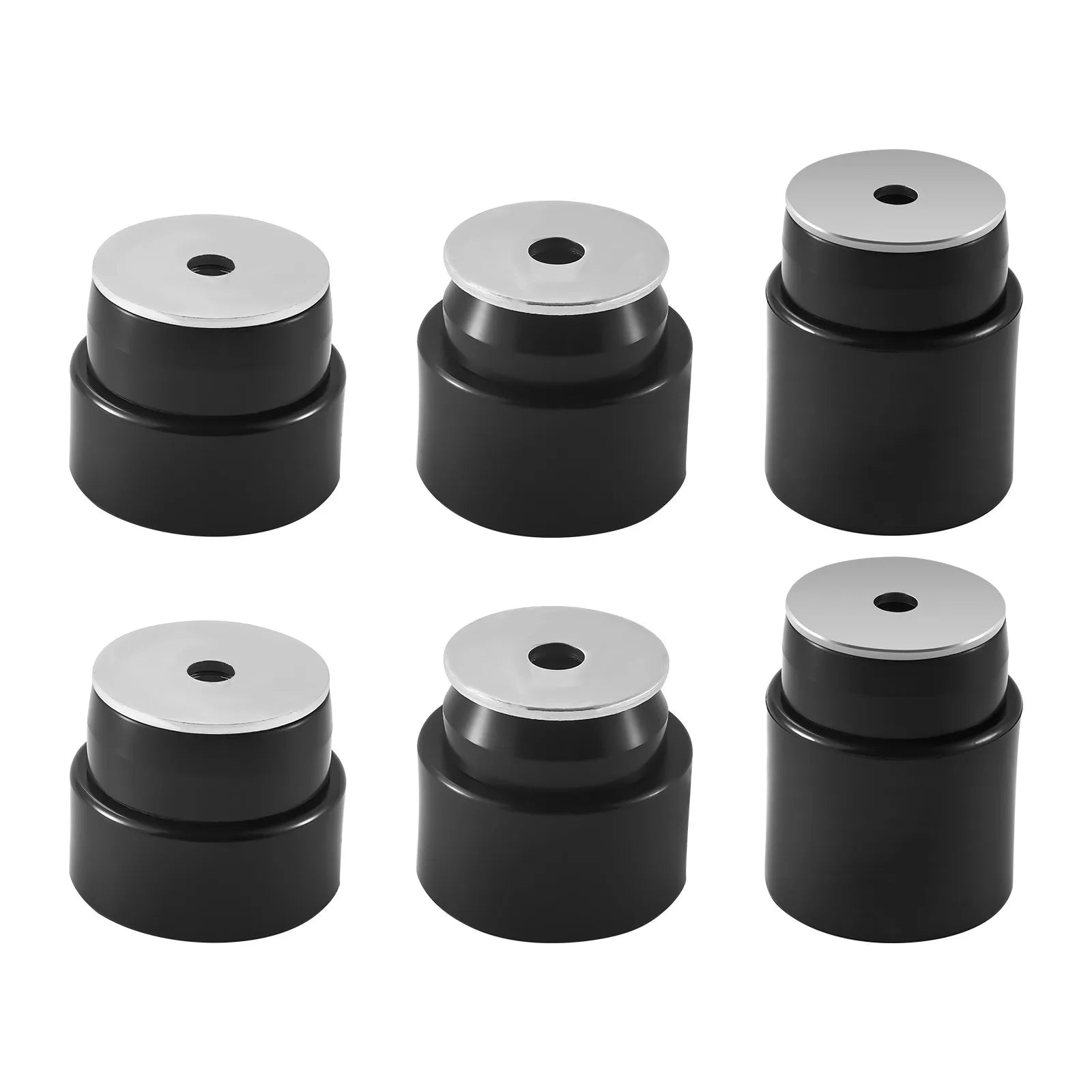 VEVOR Body Mount Bushing Kit, Compatible with 1980-1998 Ford F150 F250 F350, 62 PCS Polyurethane Body Mount Kit, Quick Replacement, Durable Components for Improving Bumpy Driving Performance, Black