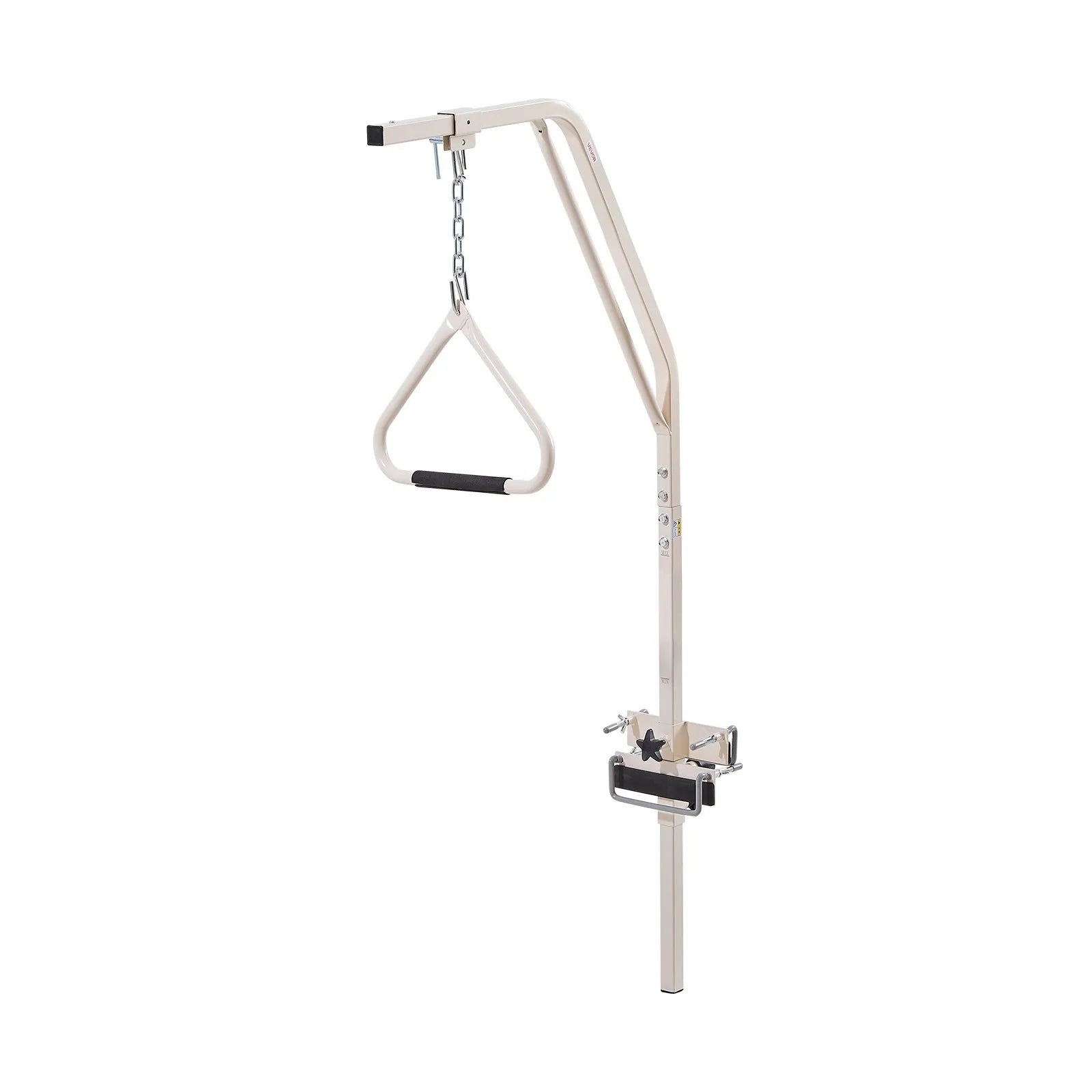 VEVOR Trapeze Bar for Bed Mobility 250LBS Bed Trapeze with Clamps & Metal Chain