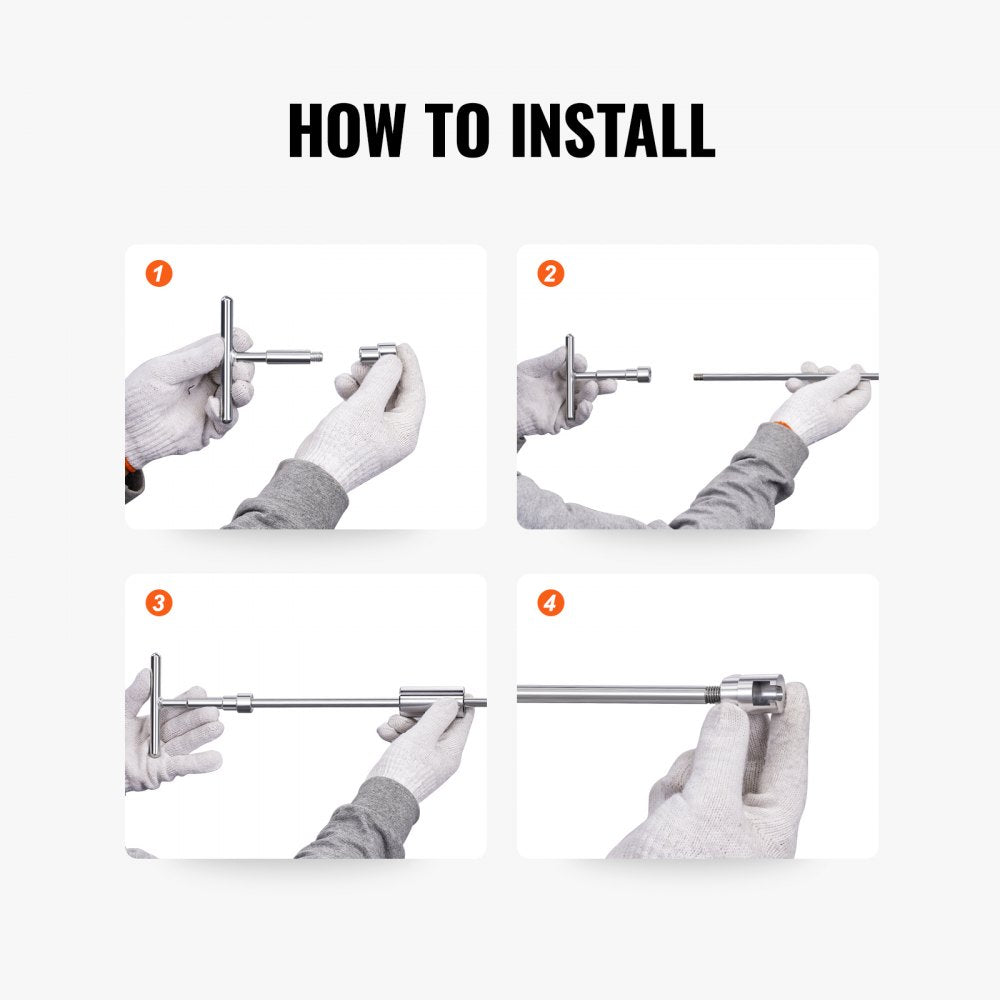 VEVOR 52 PCS Dent Removal Kit, Paintless Dent Repair Kit with 2-in-1 Slide Hammer with Stainless Steel Grooves, Short Puller Lines and Long Puller Lines, for Auto Dent Removal, Minor Dents, Door Ding