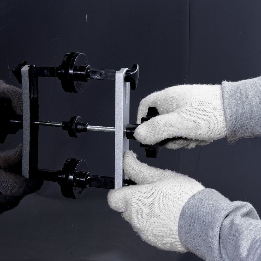 VEVOR 25 PCS Dent Removal Kit, Paintless Dent Repair Kit with Bridge Puller and Puller Tabs, Auto Dent Puller Kit with Hot Glue Gun, Glue Sticks for Auto Body Dents, and Other Metal Surface Dents