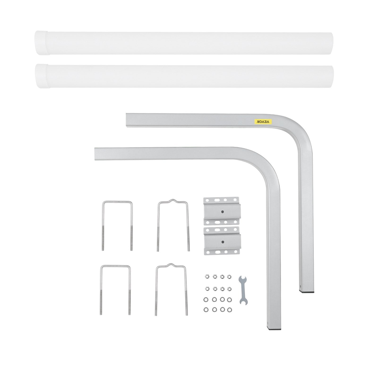 VEVOR Boat Trailer Guide, 43” Adjustable Design Trailer Guide Poles, 2PCS Rustproof Galvanized Steel Trailer Guide ons, Trailer Guides with PVC Pipes, for Ski Boat, Fishing Boat or Sailboat Trailer