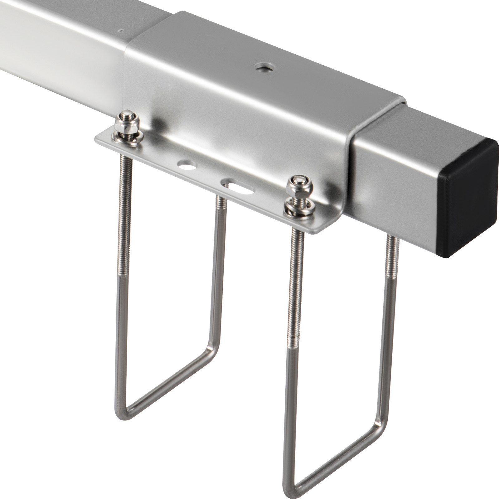 VEVOR Boat Trailer Guide-ons 15.6", 2PCS Trailer Guides with Rubber Rollers, Galvanized Steel Trailer Guide ons, w/ Complete Mounting Accessories, for Ski Boat, Fishing Boat or Sailboat Trailer