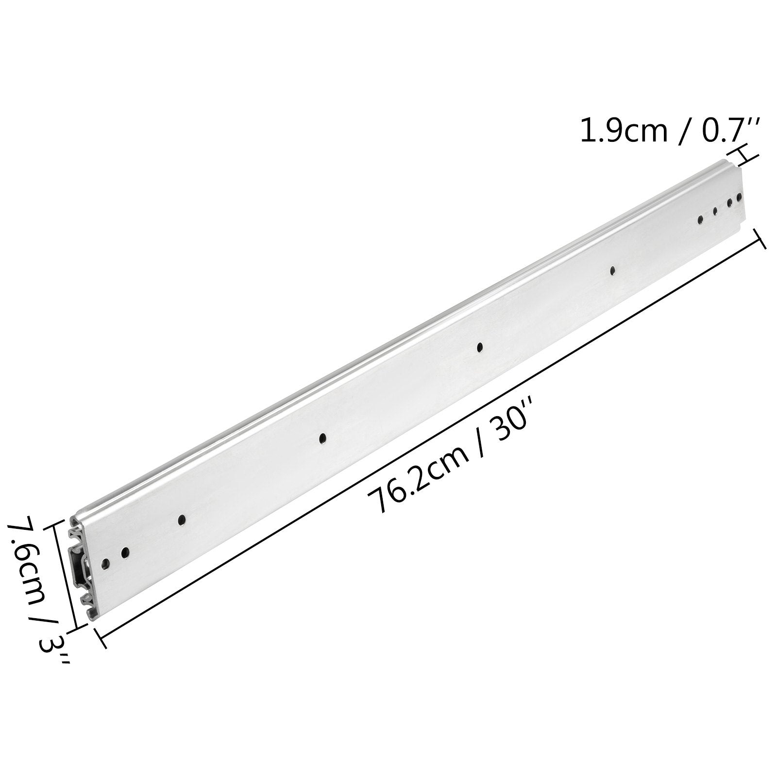 Heavy Duty Drawer Slides 500lbs Ball Bearing Drawer Slides 30inch Long with Lock