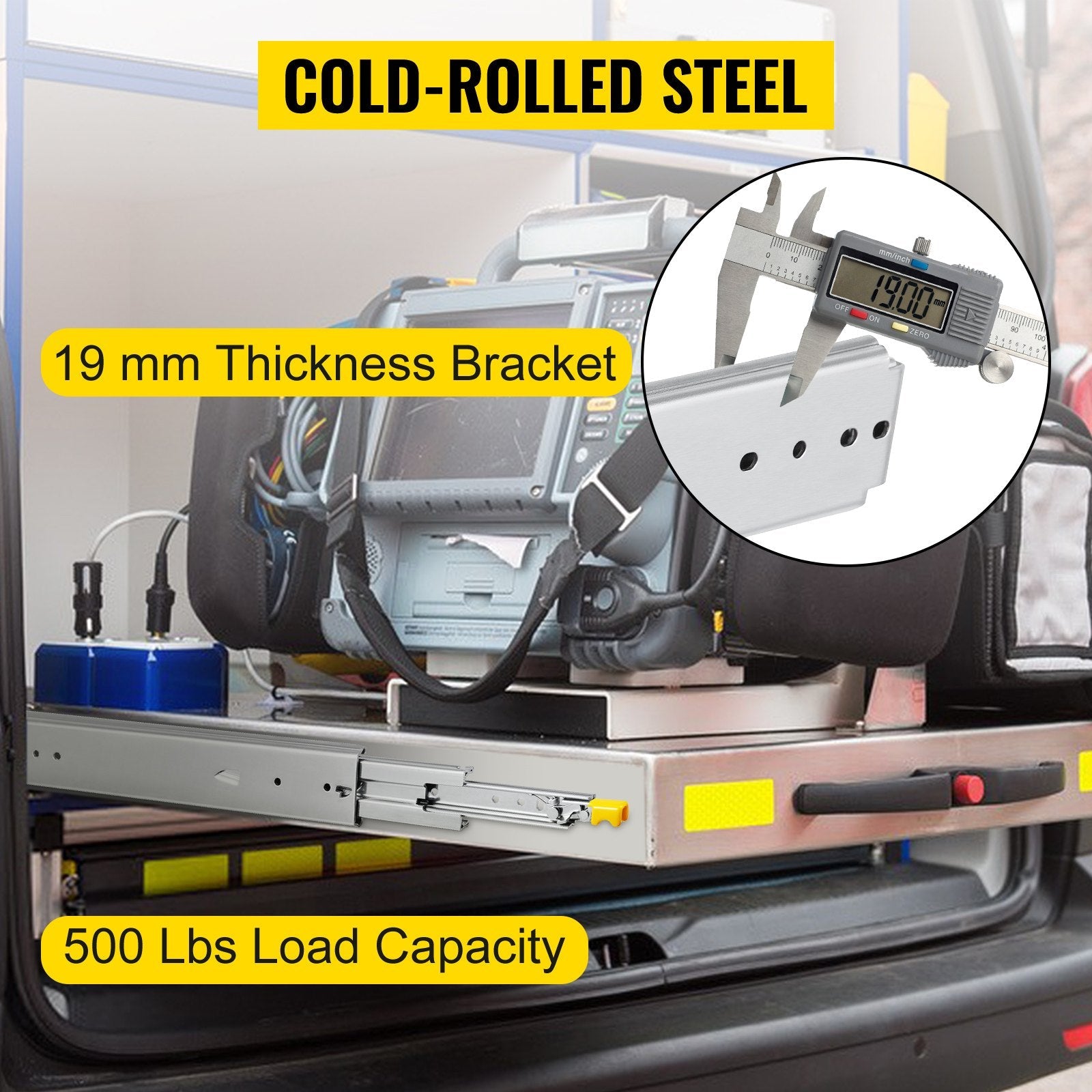 Heavy Duty Drawer Slides 500lbs Ball Bearing Drawer Slides 34inch Long with Lock