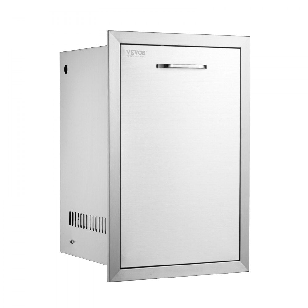 VEVOR Outdoor Kitchen Propane Tank Drawer 16Wx22Hx16D Inch BBQ Propane Drawer with Handle Stainless Steel Propane Tank Drawer for Outdoor Kitchen