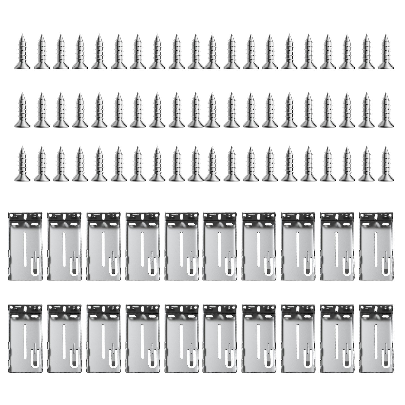 VEVOR Drawer Cabinet Slides Brackets 10 Pairs for 100 LBS Side Mount Rail