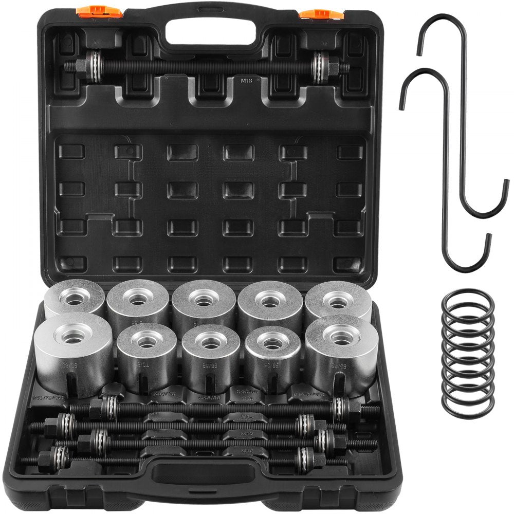 VEVOR 27 PCS Pull and Press Sleeve Kit Steel Bush Bearing Removal Installation