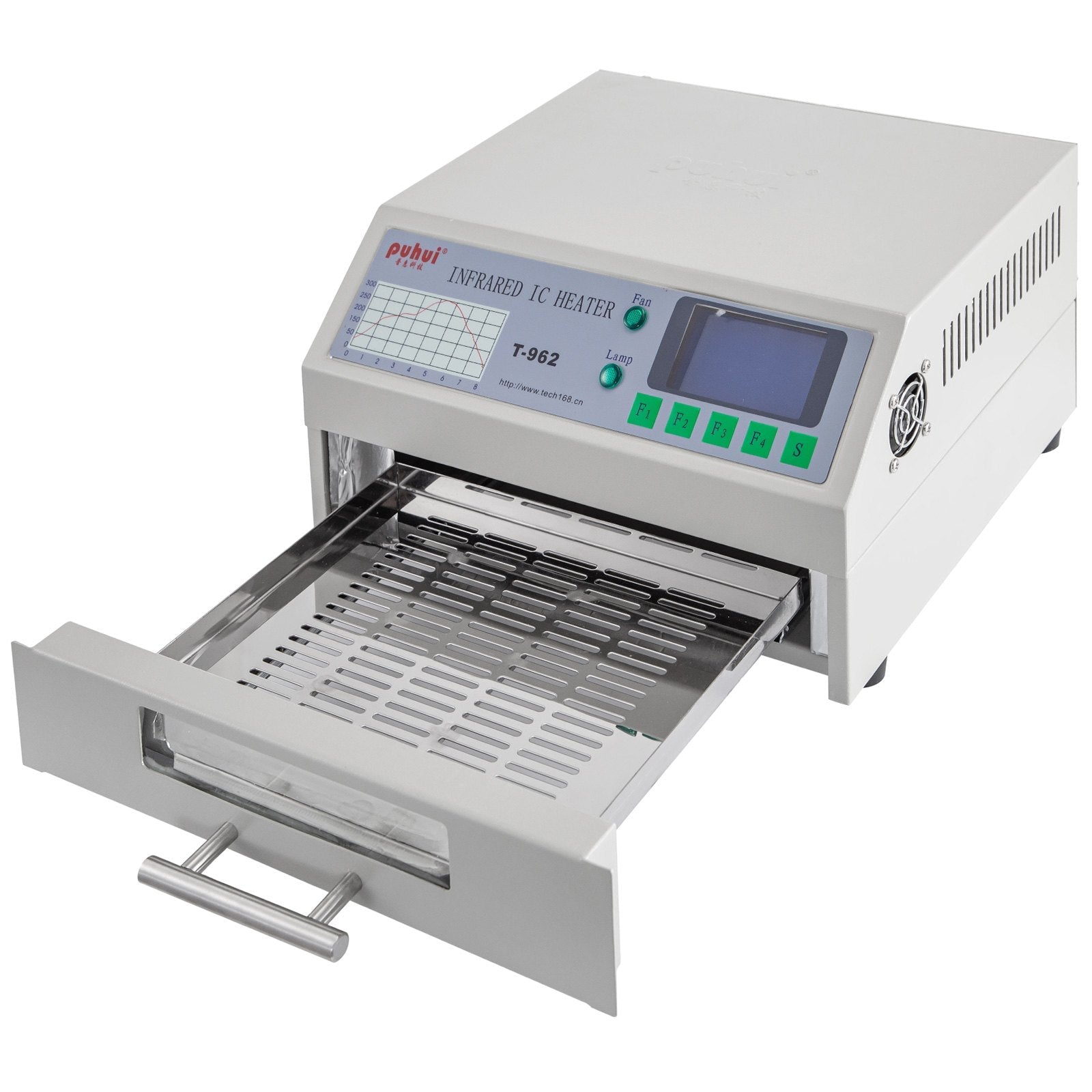 VEVOR Reflow Oven T962 110V Reflow Soldering Machine 800W 180 x 235 mm Professional Infrared Heater Soldering Machine Automatic Reflow Machine (T962 110V)
