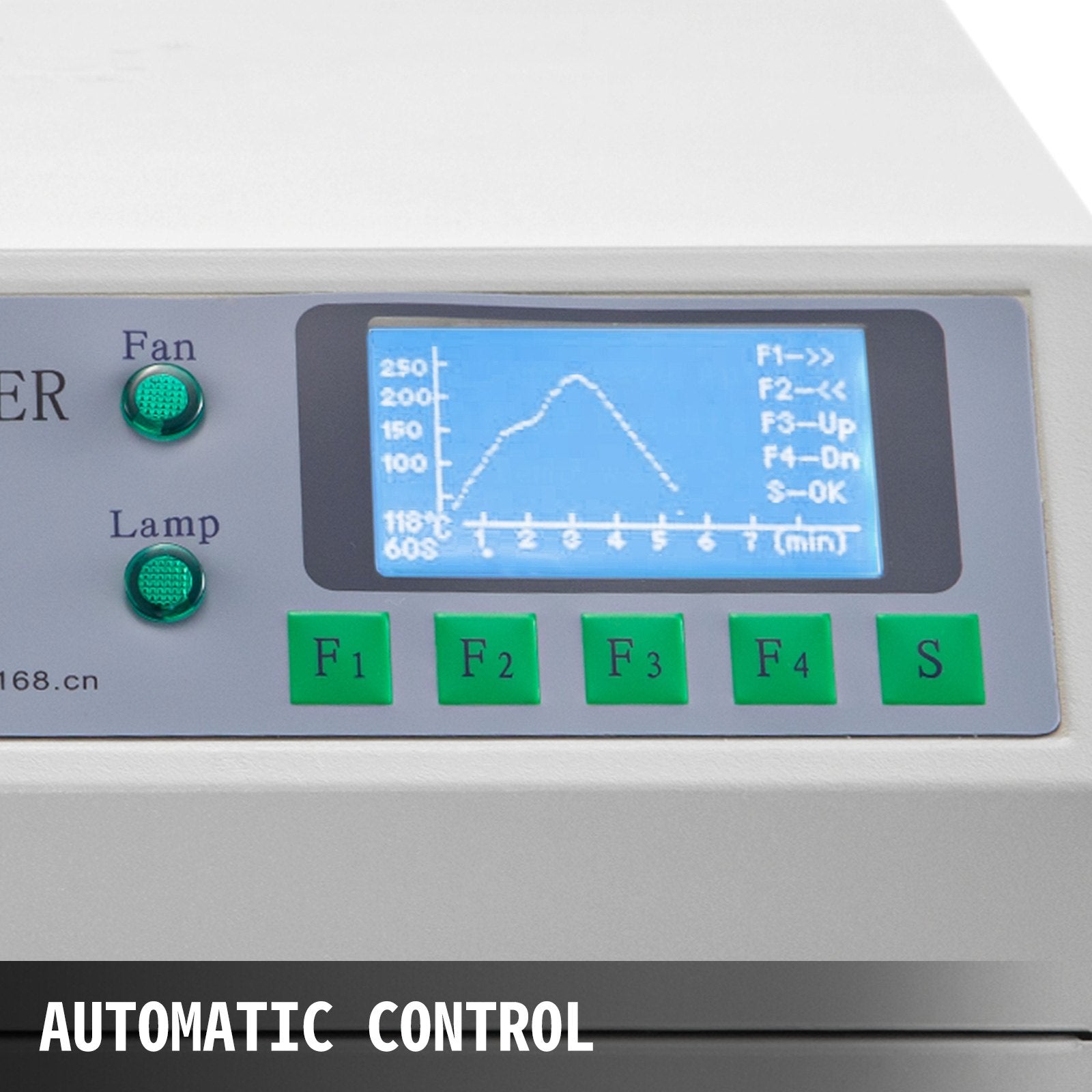 VEVOR Reflow Oven T962 110V Reflow Soldering Machine 800W 180 x 235 mm Professional Infrared Heater Soldering Machine Automatic Reflow Machine (T962 110V)