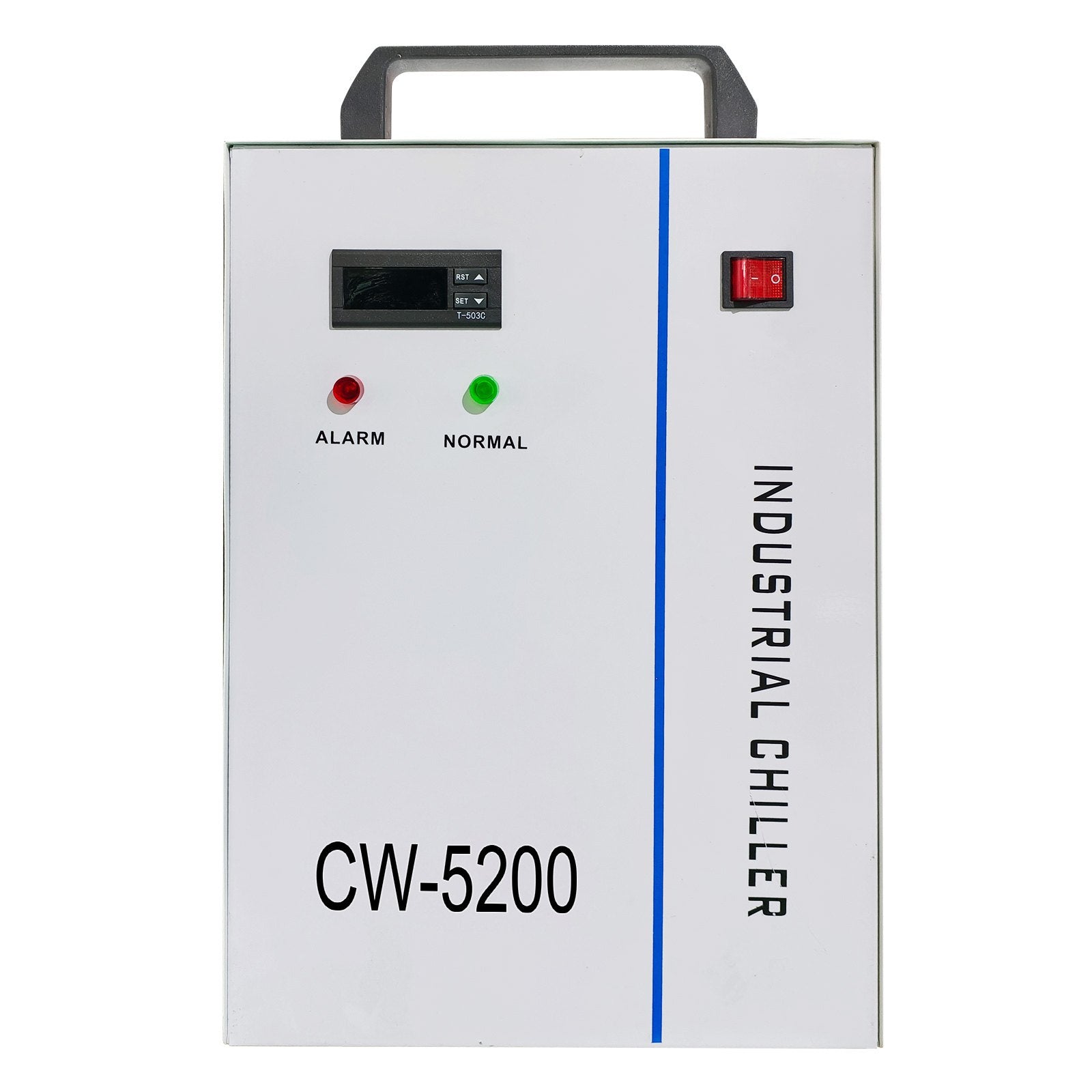 VEVOR Industrial Water Chiller CW5200DG, 8.5L 1400W 0.93HP Water Cooler Cools 5200 BTU/Hour Thermolysis Water Chiller for CO2 130 to 150W Laser Engraving & Cutting Machines