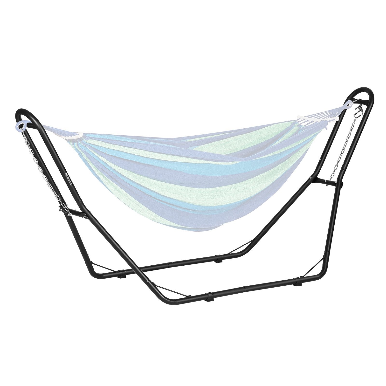 VEVOR Steel Hammock Stand 450lbs Capacity Hammock Frame Fits 6.9-12.8ft Hammocks