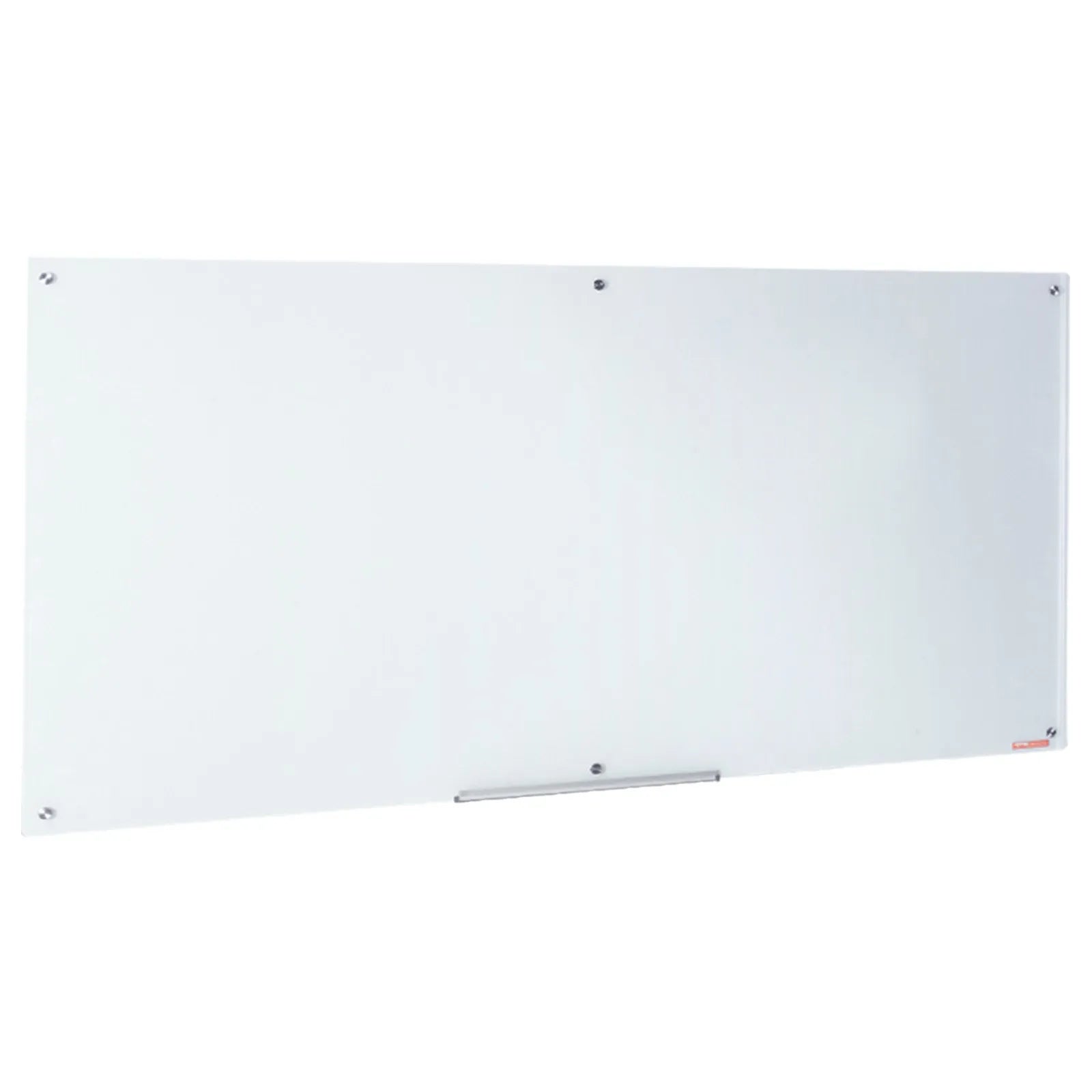 VEVOR Magnetic Glass Whiteboard, Dry Erase Board 72"x36", Wall-Mounted Large White Glassboard Frameless, with Marker Tray, an Eraser and 2 Markers, White