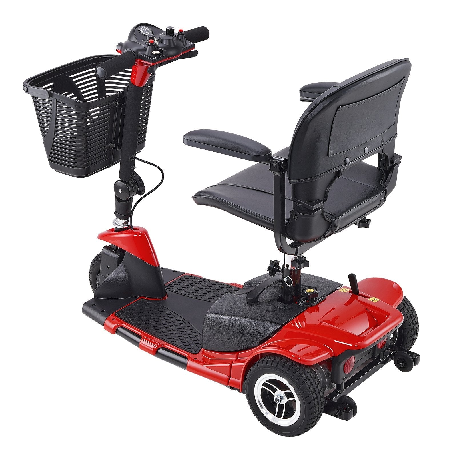 VEVOR 3 Wheel Folding Mobility Scooter for Adults & Seniors, Heavy-Duty Electric Powered Mobility Scooter & 12 Mile Long Range, All Terrain Travel Wheelchair with 9° Climbing Capacity, 265lb Capacity