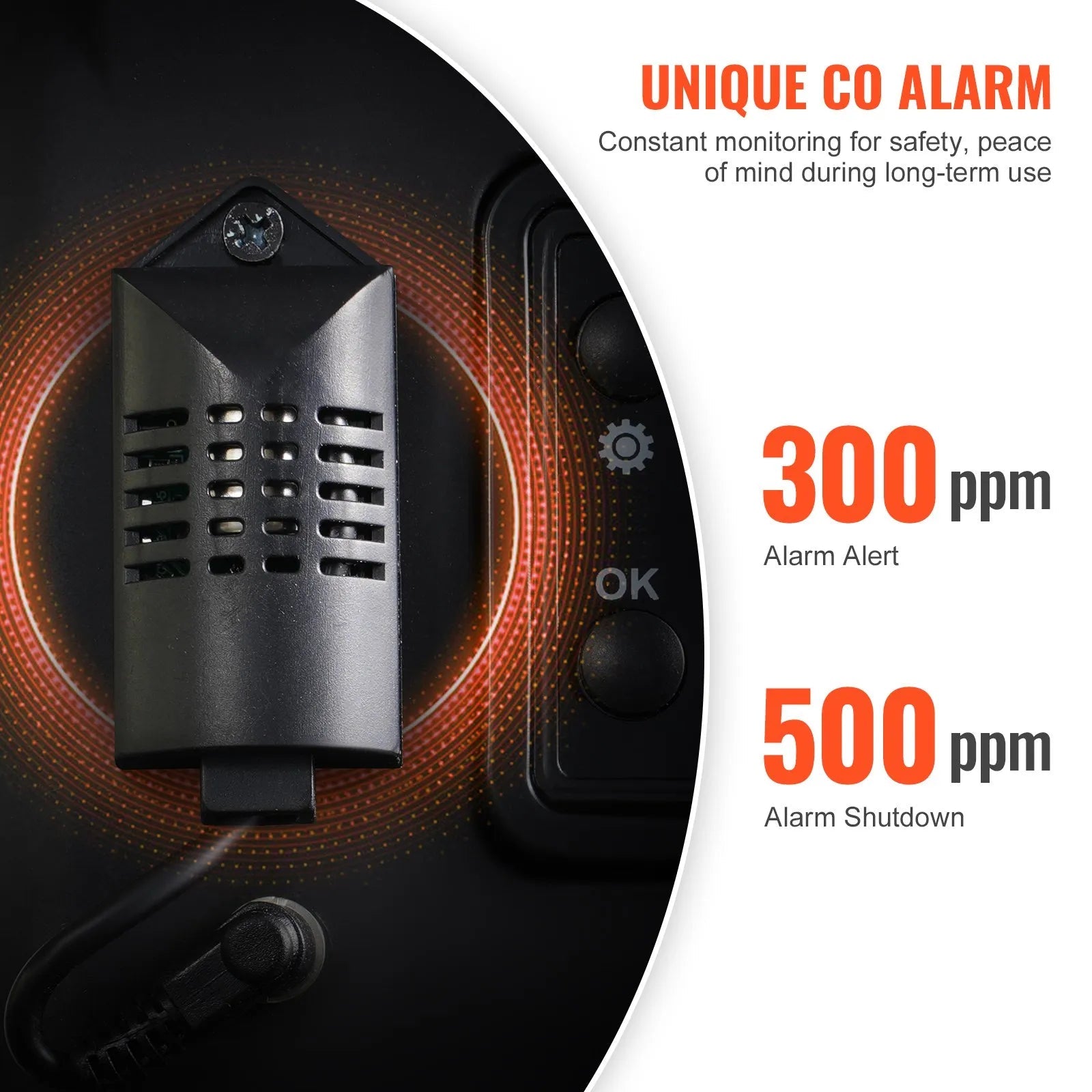 VEVOR 8KW Diesel Heater, 12V/24V All-in-One Diesel Air Heater, Bluetooth App, Remote Control & Display, CO Alarm, Fast Heating Vertical Portable Heater for Vehicles & Garage