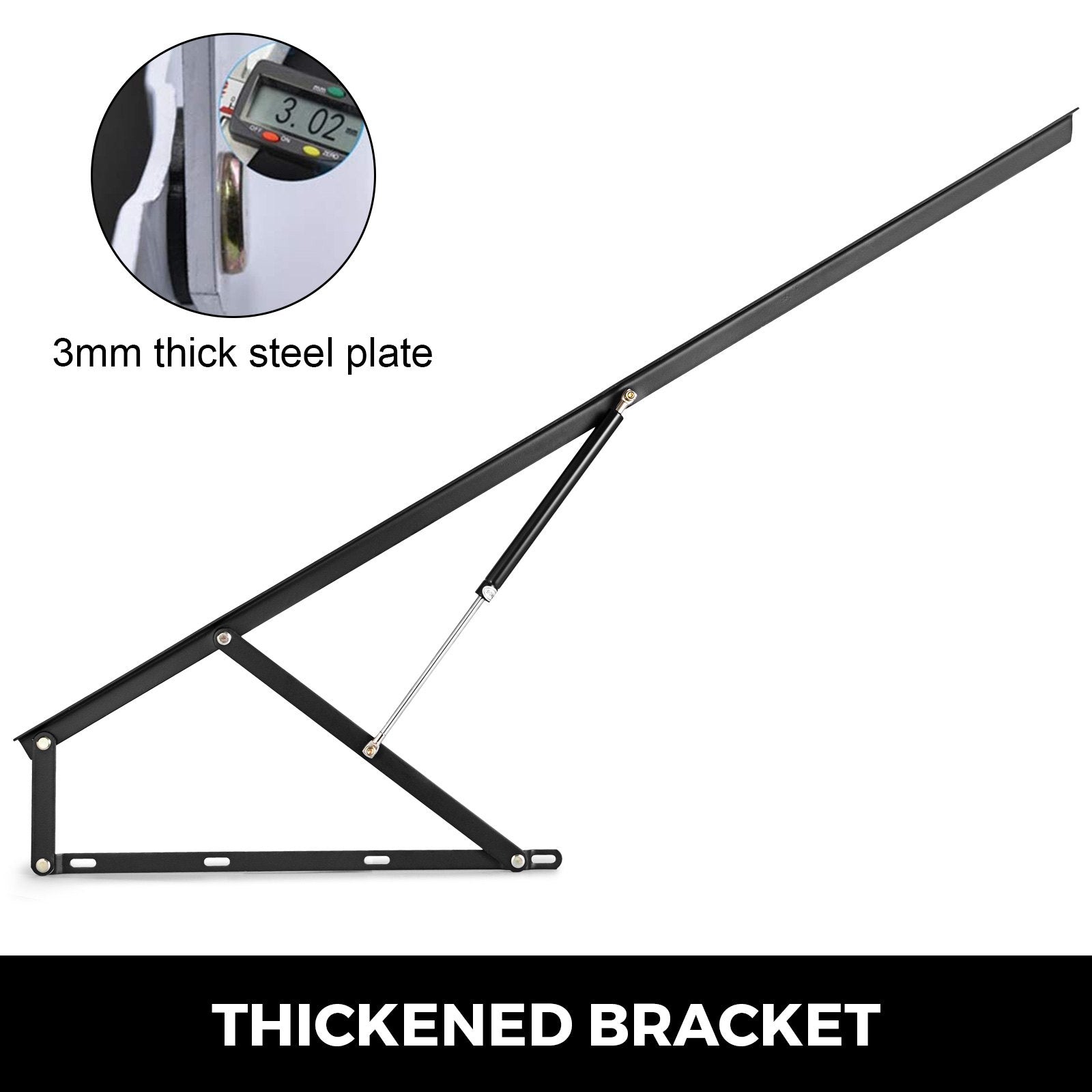 60'' Bed Lift Hydraulic Mechanisms Bed Box Storage Space Saving Project hardware