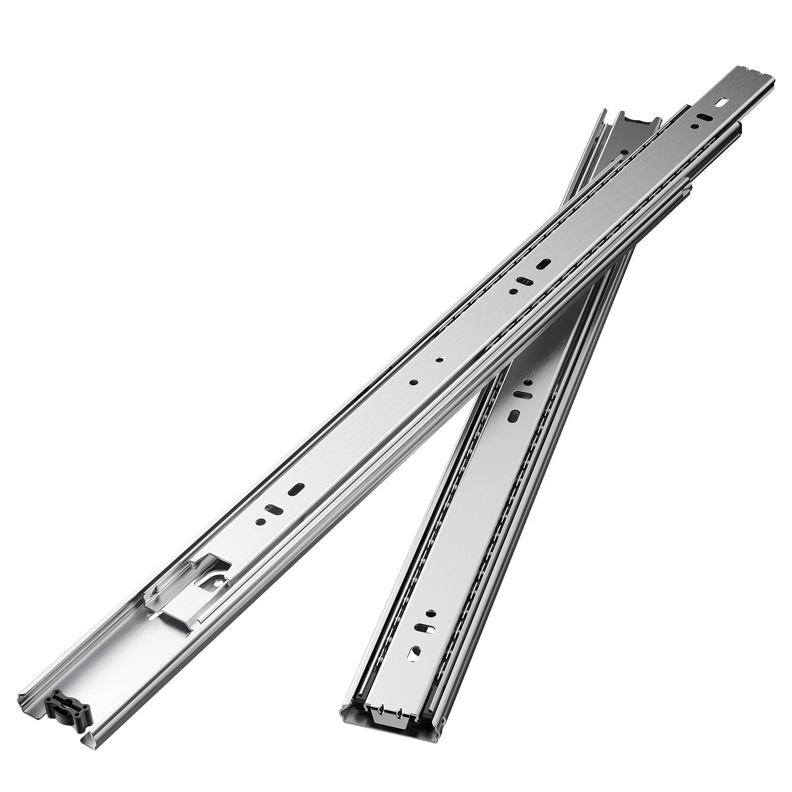 VEVOR Drawer Cabinet Slides Side Mount 18 inch 10 Pairs 100 LB Load Replacement