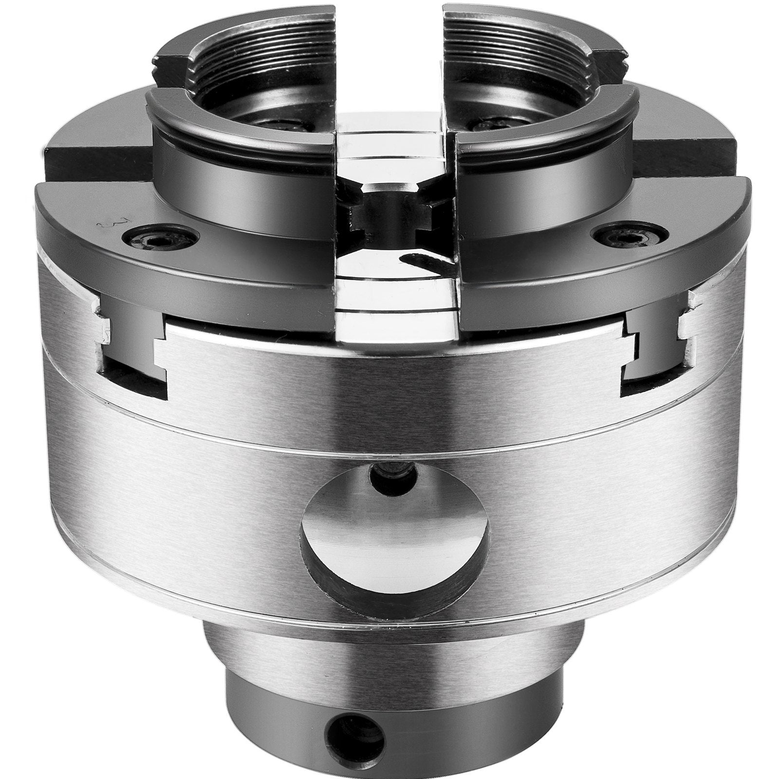 VEVOR Wood Lathe Chuck, 3.75" Woodturning Chuck, 4-Jaw Gear Chuck, 1In x 8TPI Thread Mini Key Chuck, Precision Self-Centering Woodturning Chuck Jaws, Wood Lathe Accessories for Bowls Vases