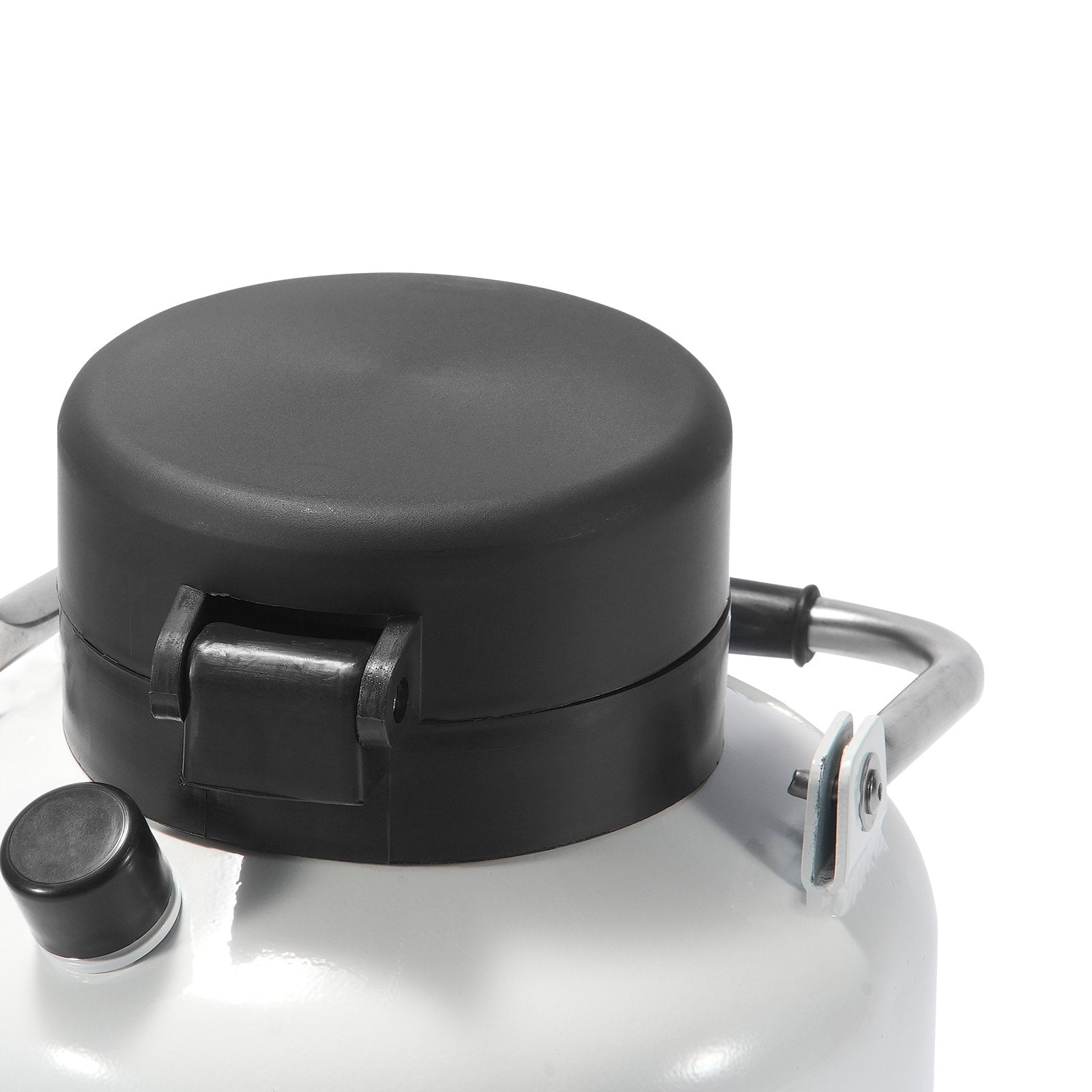 VEVOR Liquid Nitrogen Tank 3 L Aluminum Alloy LN2 Container Dewar 6 Canisters