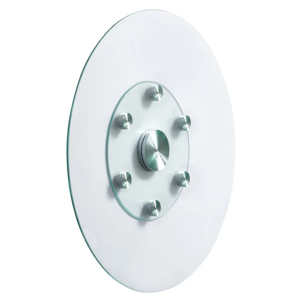 VEVOR Glass Lazy Susan Turntable Dining Table Centerpiece 30 in Rotating Tray